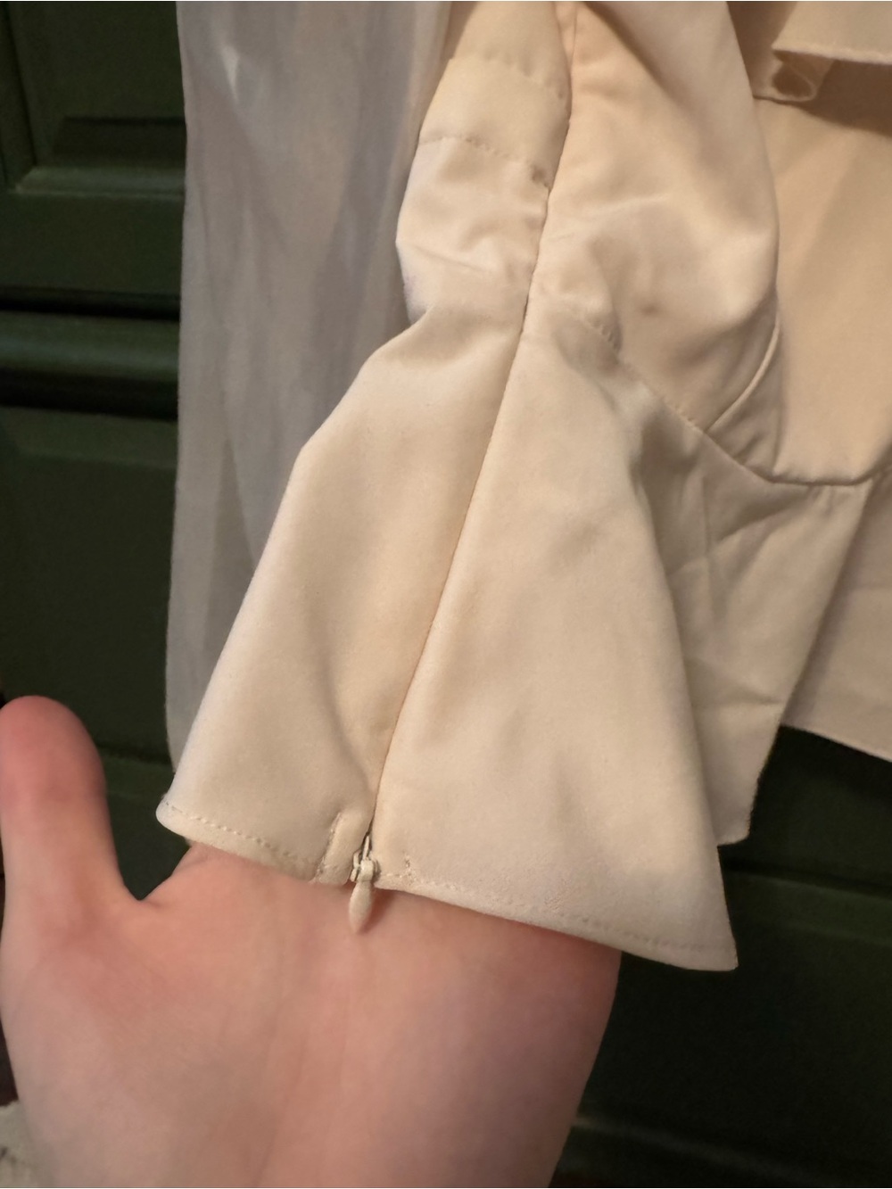 Ivory Ruffle Blouse - Picture 6 of 8